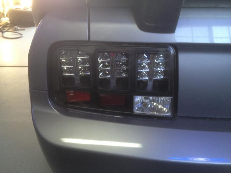 Spyder Ford Mustang 05-09 LED Tail Lights Black ALT-YD-FM05-LED-BK 5003546 5003546 User 1