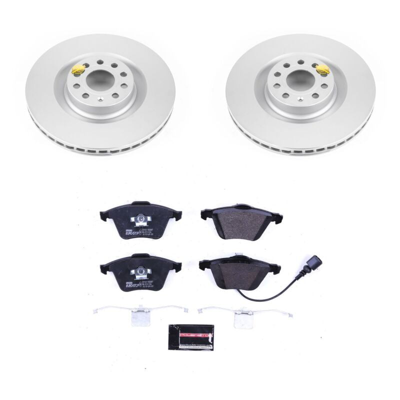 PowerStop Power Stop 09-11 Volkswagen CC Front Euro-Stop Brake Kit ESK5425 ESK5425 Photo - Primary