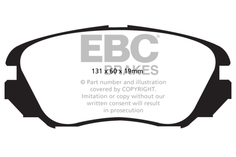 EBC Disc Brake Pad Set DP42013R Photo - Primary