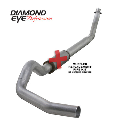 Diamond Eye Performance Diamond Eye KIT 5in TB SGL MFLR RPLCMENT PIPE AL: 94-02 DODGE CUMMINS 5.9L W/ RP #510220 K5216A-RP K5216A-RP Photo - Primary