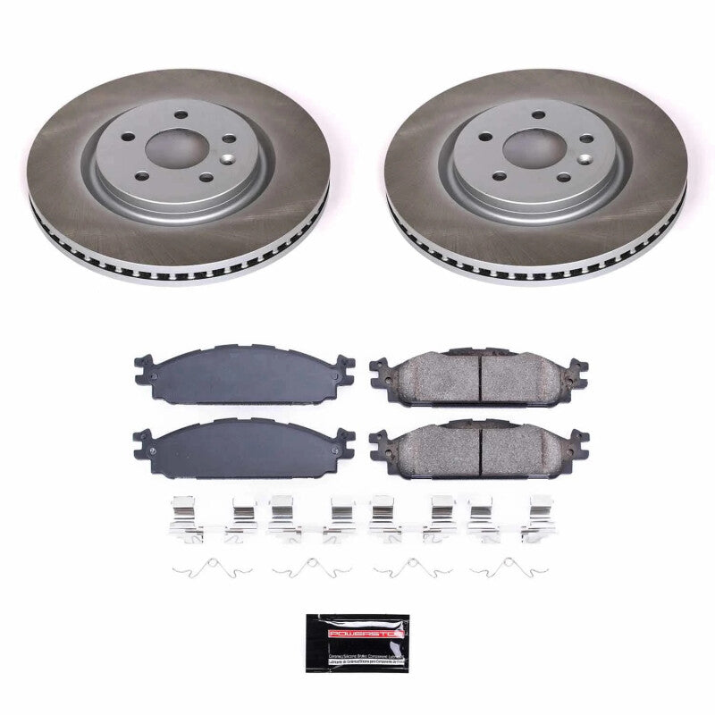 PowerStop Power Stop 11-19 Lincoln MKT Front Semi-Coated Rotor Kit SC5583 SC5583 Photo - Primary