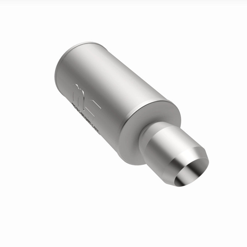 MagnaFlow 7" Round Center/Center Performance Muffler With Tip 14836 360 Degree Image Set