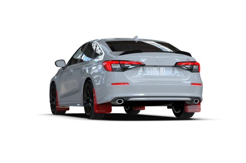 Rally Armor 2022 Honda Civic (Incl. Si/Sport/Touring) Black UR Mud Flap w/ White Logo MF90-UR-BLK/WH MF90-UR-BLK/WH User 1
