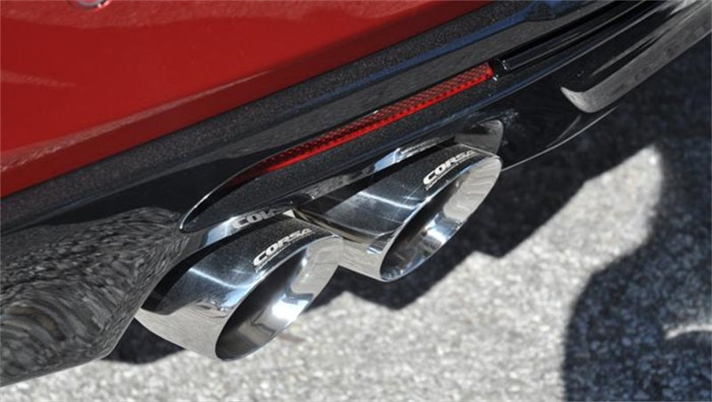 Corsa Performance 2016 Chevrolet Camaro SS 6.2L V8 2.75in Polished Sport Axle-Back 14786 Photo - Mounted