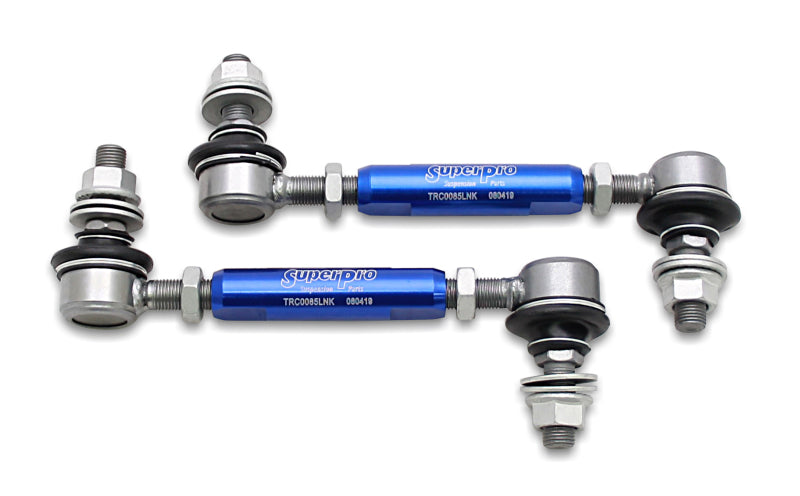 SuperPro Front Sway Bar Link Kit - Heavy Duty Adjustable TRC1285 Photo - Primary