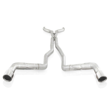 Stainless Works 10-15 Camaro 6.2L 3in Dual Chambered Catback System X-Pipe Factory Connect CA11CB CA11CB Photo - Primary