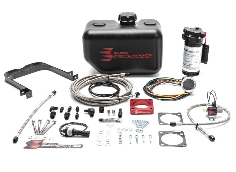 Snow Performance 08-15 Evo Stg 2 Boost Cooler Water Injection Kit w/SS Braid Line & 4AN Fittings SNO-2120-BRD SNO-2120-BRD Photo - Primary