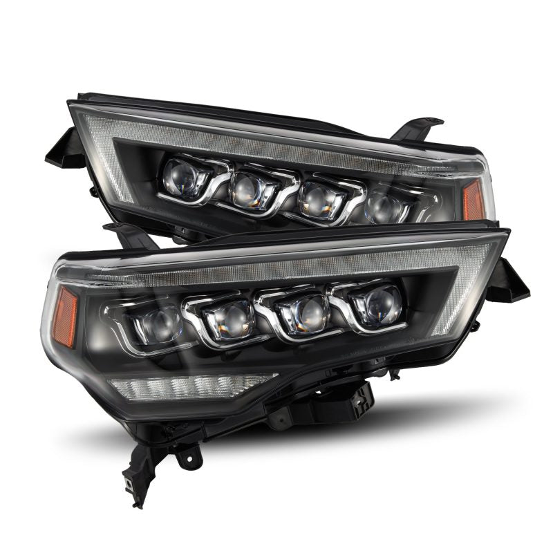AlphaRex 14-22 Toyota 4Runner (2021 Req. Conv) NOVA LED Proj HL Blk w/Actv Light & Seq. Sig + SB DRL 880808 880808 Photo - Primary