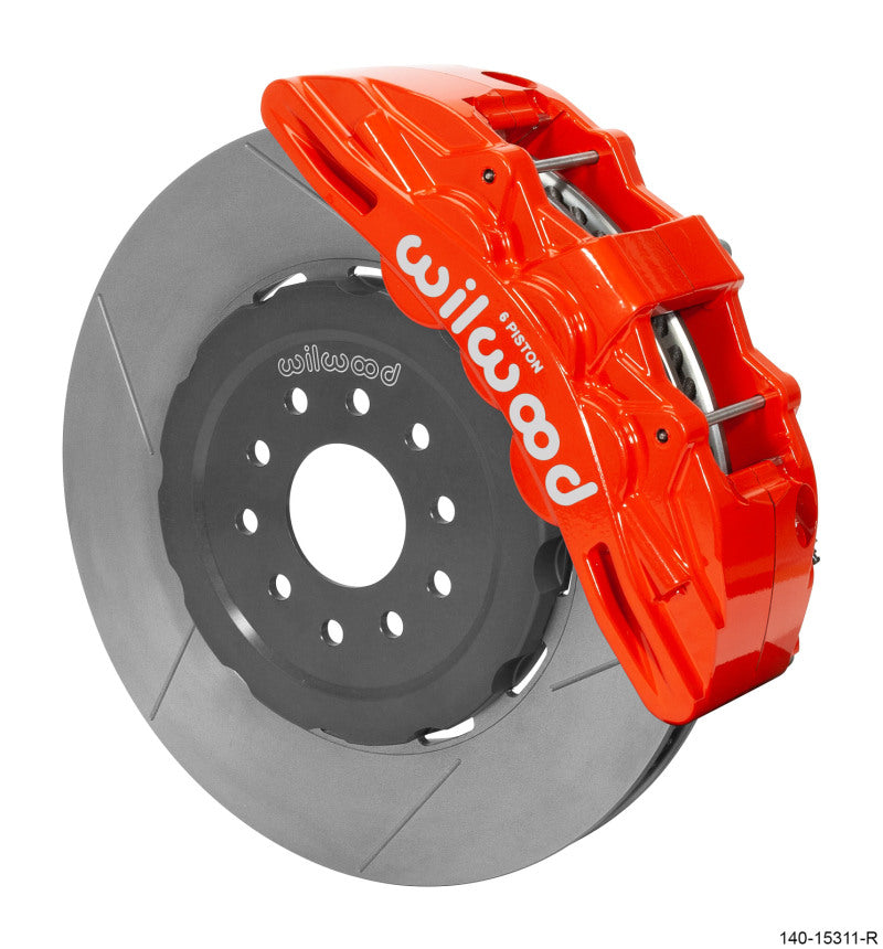 Wilwood SX6R Front Brake Kit 15in GT Slotted Red 05-13 Chevy Corvette 140-15311-R 140-15311-R User 1