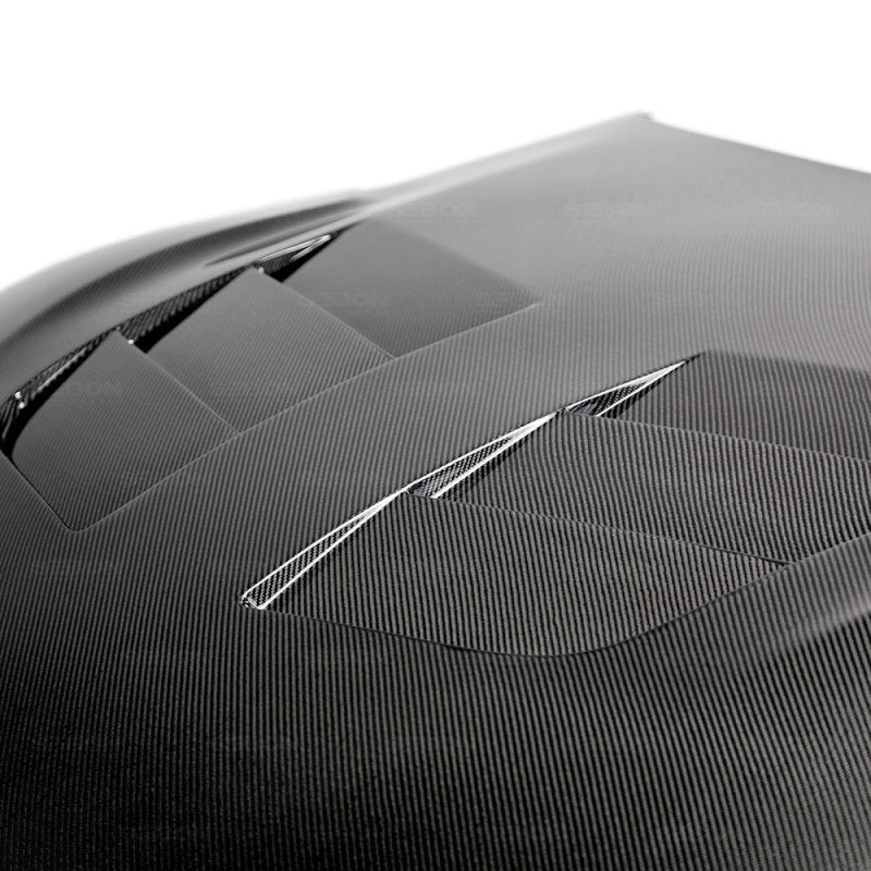 Seibon 2020 Toyota GR Supra TSII-Style Double-Sided Carbon Fiber Hood HD20TYSUP-TSII-DS HD20TYSUP-TSII-DS User 3