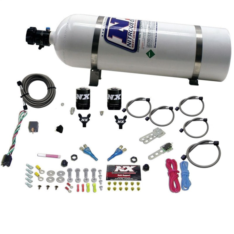 Nitrous Express BMW EFI All Dual Nozzle Nitrous Kit (50-300 HP) w/15lb Bottle 20816-15 20816-15 Photo - Primary