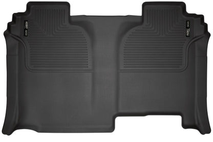 Husky Liners 2020+ Chevrolet Silverado 2500 Crew Cab WeatherBeater Black 2nd Row Floor Liners 14221 14221 Photo - Primary
