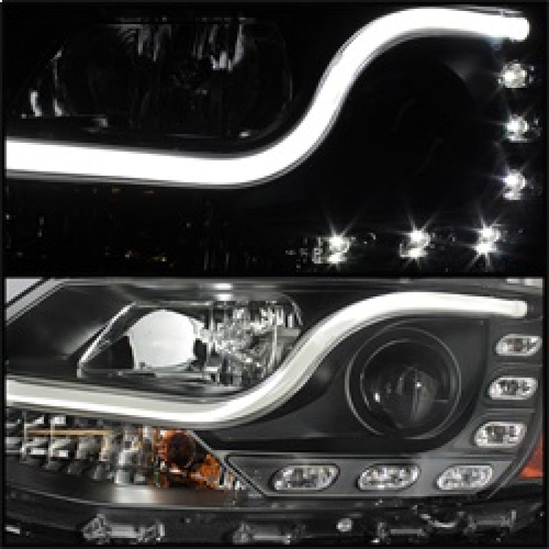 Spyder Volkswagen Jetta 11-14 Projector Headlights Halogen Light Tube DRL Blk PRO-YD-VJ11-LTDRL-BK 5073648 5073648 Photo - Unmounted