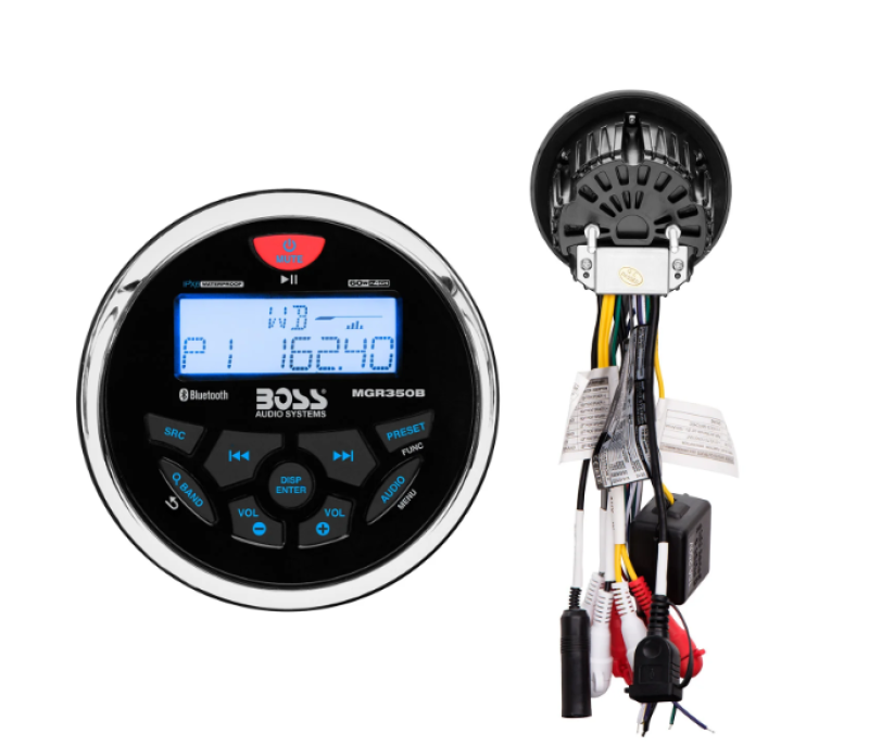 Boss Audio Systems Marine Gauge Receiver / Bluetooth / No CD / USB / AM FM MGR350B MGR350B User 1