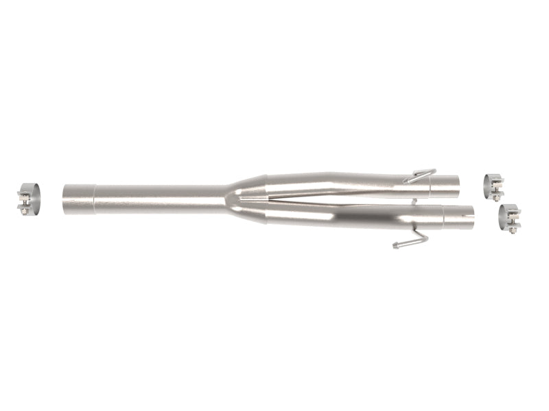 aFe Apollo GT Series 409 Stainless Steel Muffler Delete Pipe 09-19 Ram 1500 (Dual Exhaust) V8-5.7L 49C42072NM 49C42072NM Photo - Unmounted