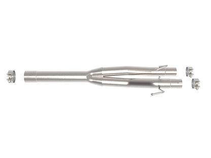aFe Apollo GT Series 409 Stainless Steel Muffler Delete Pipe 09-19 Ram 1500 (Dual Exhaust) V8-5.7L 49C42072NM 49C42072NM Photo - Unmounted
