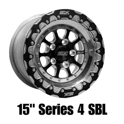 Belak Wheels Belak 15x8 / 5in BS / 5x4.75 BP / High Pad / Series 4 Wheel - Single Beadlock 15085745S45BS-SBL 15085745S45BS-SBL Photo - Primary