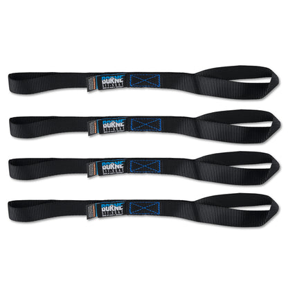 Borne Off-Road Medium-Duty Ratchet Tie-Down Kit (4-Pack) Black BNRTC-TDMD-4BK BNRTC-TDMD-4BK Photo - Primary