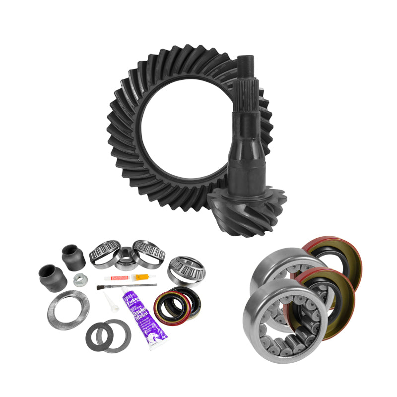 Yukon Gear & Axle Yukon 9.75in Ford 4.11 Rear Ring & Pinion Install Kit 2.99in OD Axle Bearings and Seals YGK2096 YGK2096 Photo - Primary