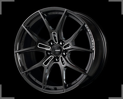 Gram Lights 57FXZ 19x9.5 +38 5-112 Super Dark Gunmetal & Machining Rim Edge DC Wheel WGFZ438MH8F WGFZ438MH8F User 1