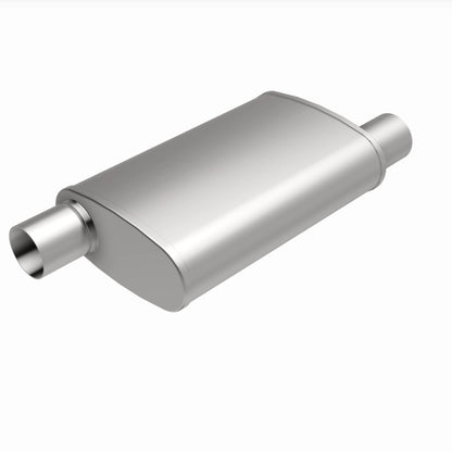 MagnaFlow 4" X 9" Oval Offset/Offset XL Multi-Chamber Performance Muffler 13236 360 Degree Image Set