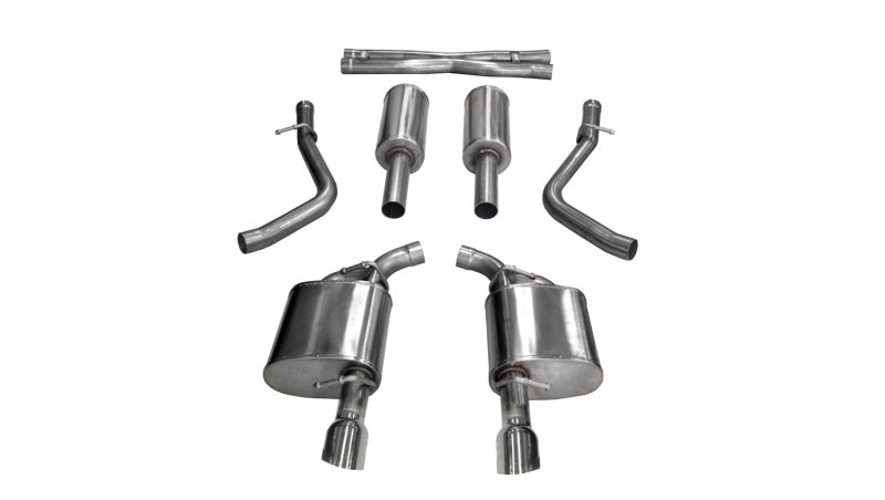 Corsa 17-18 Dodge Charger 5.7L V8 Xtreme Cat-Back Dual Rear Exit w/4.5in Polished Tips 21004 21004 Photo - Primary