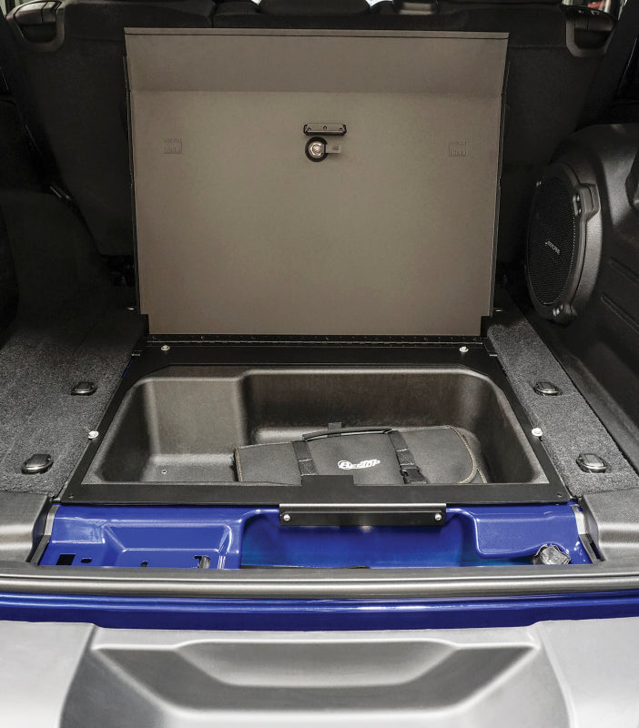 Tuffy Products Tuffy 2019+ Jeep Wrangler 4Door Cubby Cover W/ Combo Lock 358-01-A 358-01-A Photo - Mounted