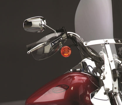 National Cycle 83-03 H/D XL Sportster/70-17 FXD Dyna/87-12 FXS/90-11 Fatboy Hand Deflectors-Lt Tint N5543 N5543 User 1