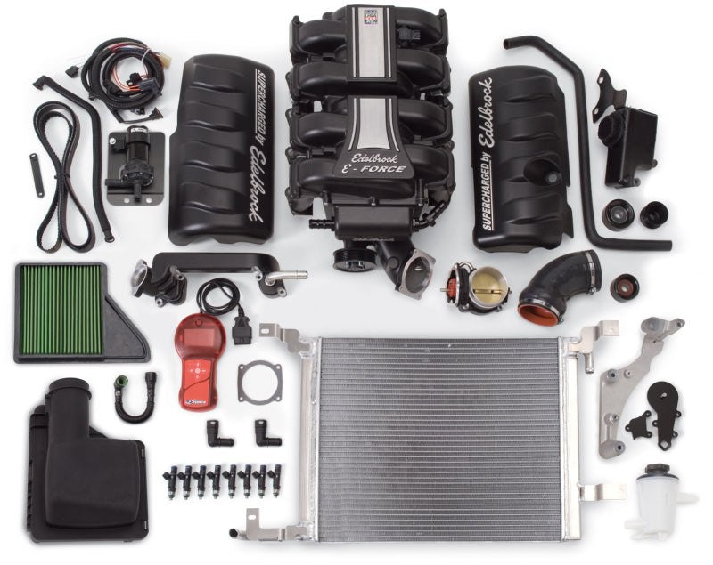 Edelbrock Supercharger Stage 1 - Street Kit 2010-2010 Ford Mustang 4 6L 3V w/ Tuner 1582 1582 Photo - Primary