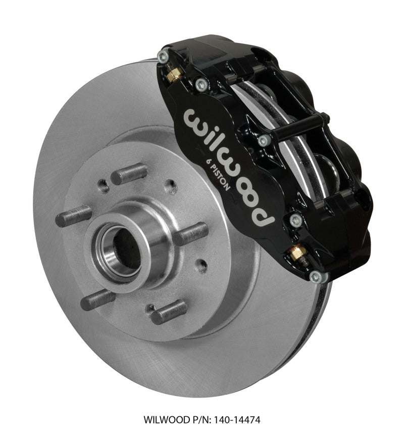 Wilwood Narrow Superlite 6R Front Brake Kit 11.86in Black 64-70 GM C10 w/ Factory Drum Spindles 140-14474 140-14474 User 1