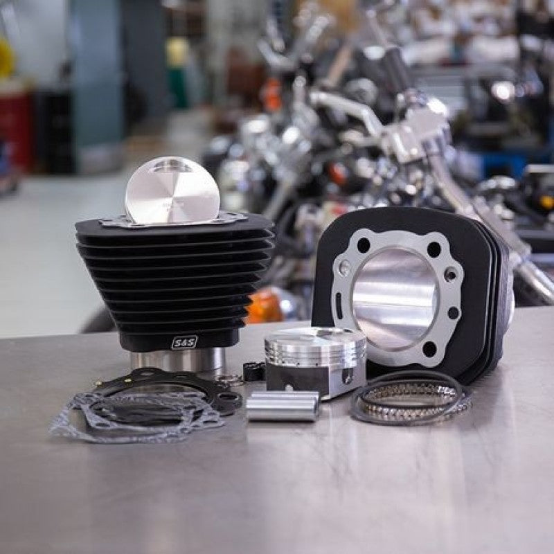 S&S Cycle 1250cc XL Conversion Kit - Wrinkle Black 910-0691 910-0691 Photo - Primary