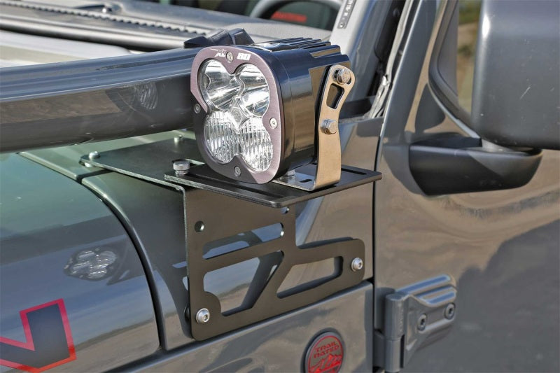 Fabtech 18-21 Jeep JL/JT Light Bracket Kit (Adjustable) FTS24270 FTS24270 Photo - Mounted