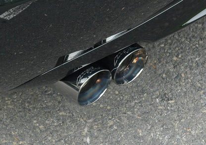 AWE Tuning Audi B7 S4 Touring Edition Exhaust - Diamond Black Tips 3015-43016 3015-43016 Photo - Mounted