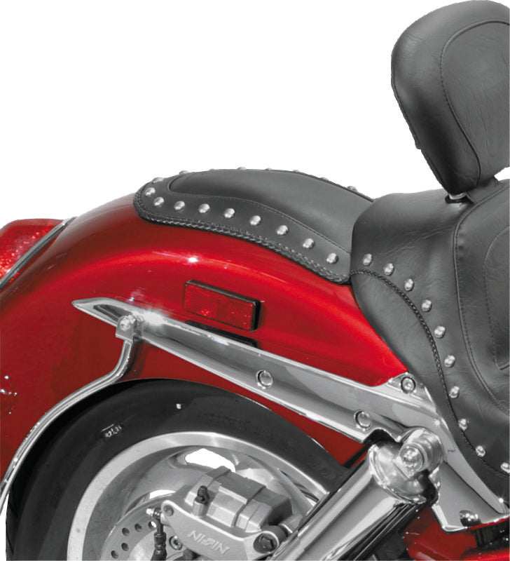 Mustang Motorcycle Mustang 04-09 Honda VTX1300 Fender Bib w/Studs - Black 78095 78095 Photo - Primary