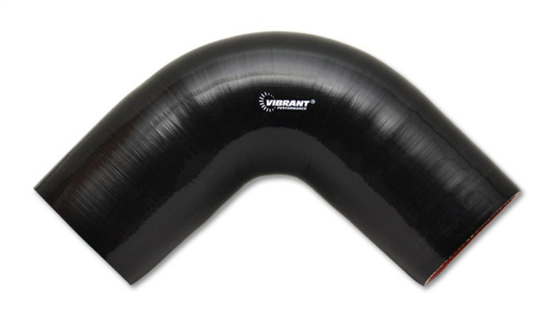 Vibrant 4 Ply 90 degree Elbow, 4.5" I.D. x 3" Leg Length - Black 0JWN7 2748 Photo - Primary