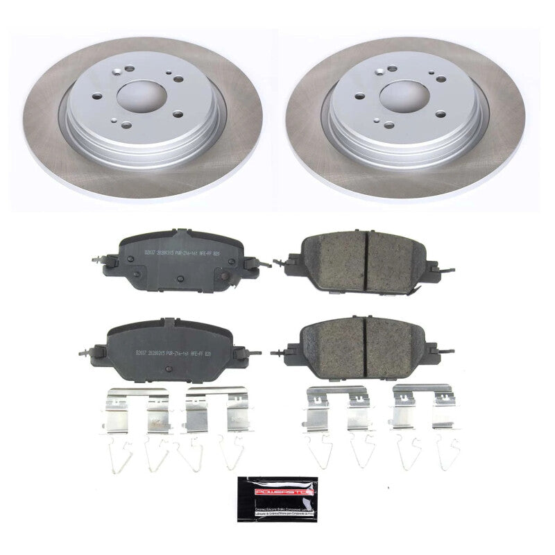 PowerStop Power Stop 17-23 Honda CR-V Rear Semi-Coated Rotor Kit SC7528 SC7528 Photo - Primary