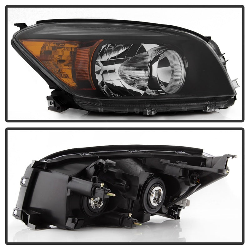 SPYDER xTune 06-08 Toyota RAV4 OEM Style Headlights - Black (HD-JH-TRAV06-AM-BK) 9042850 9042850 Photo - Unmounted