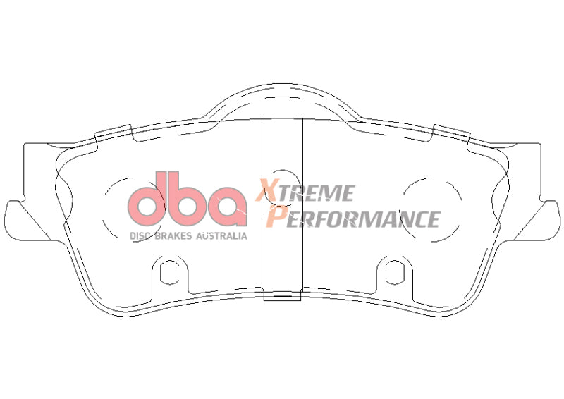 DBA 08-09 Pontiac G8 3.6 Base/6.0 XP650 Rear Brake Pads DB1766XP DB1766XP Photo - out of package