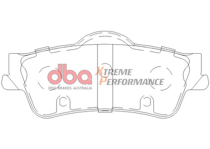 DBA 08-09 Pontiac G8 3.6 Base/6.0 XP650 Rear Brake Pads DB1766XP DB1766XP Photo - out of package