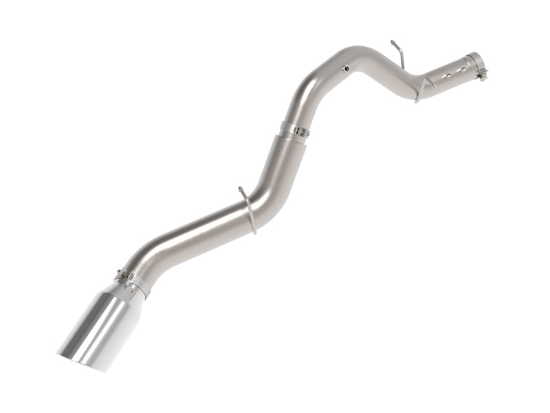 aFe Large Bore-HD 5in 409SS DPF-Back Exhaust System w/Pol Tip 24-25 GM Diesel Trucks V8-6.6L(td) L5P 49-44147-P 49-44147-P Photo - Primary