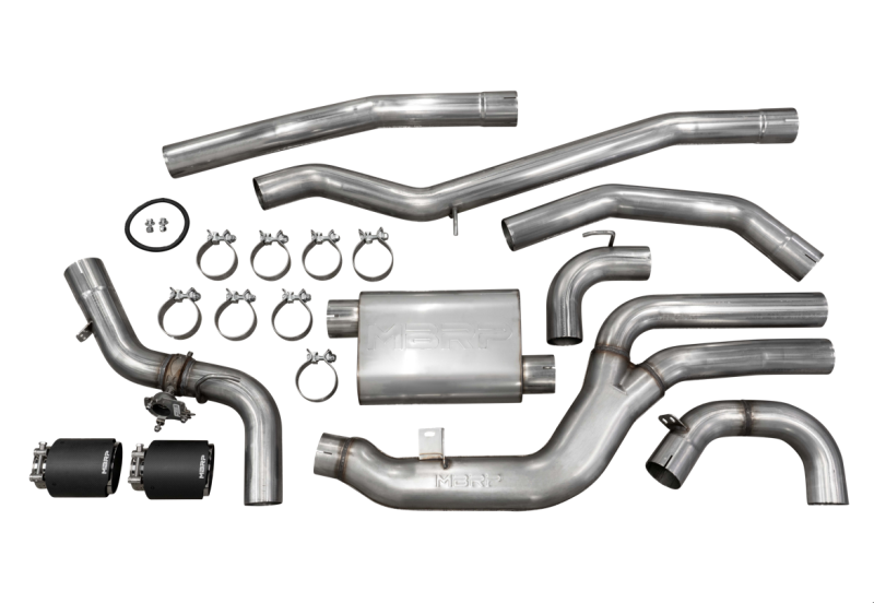 MBRP 2020+ Toyota Supra 3.0L 3in Catback Dual Rear Carbon Fiber Tips - T304 S43003CF S43003CF User 1