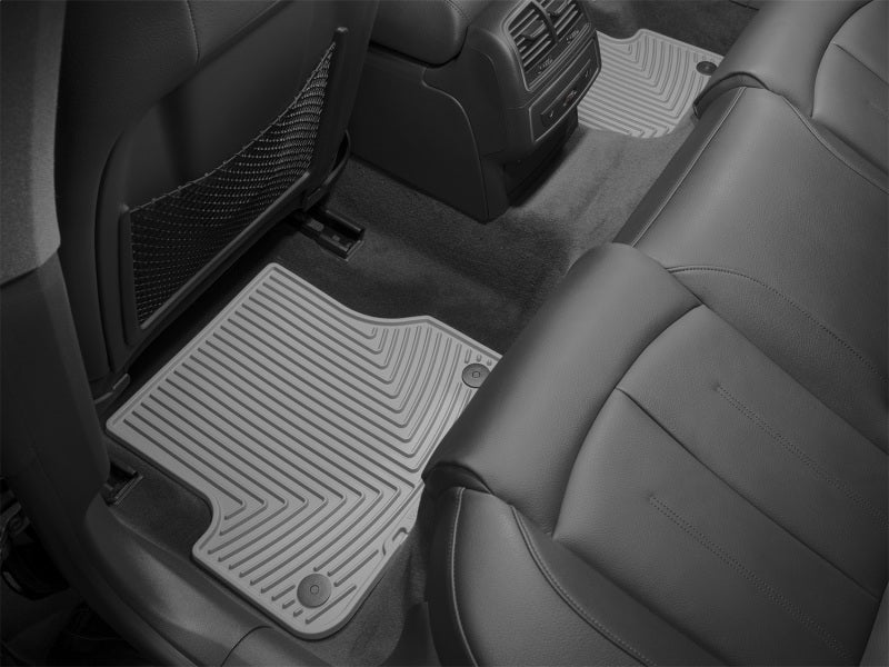 WeatherTech 12+ Audi A6/S6 Rear Rubber Mats - Grey W301GR W301GR Photo - Mounted