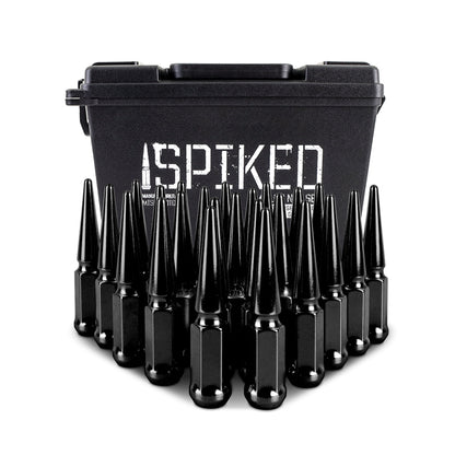 Mishimoto Mishimoto Steel Spiked Lug Nuts M14 x 1.5 24pc Set Black MMLG-SP1415-24BK MMLG-SP1415-24BK User 1