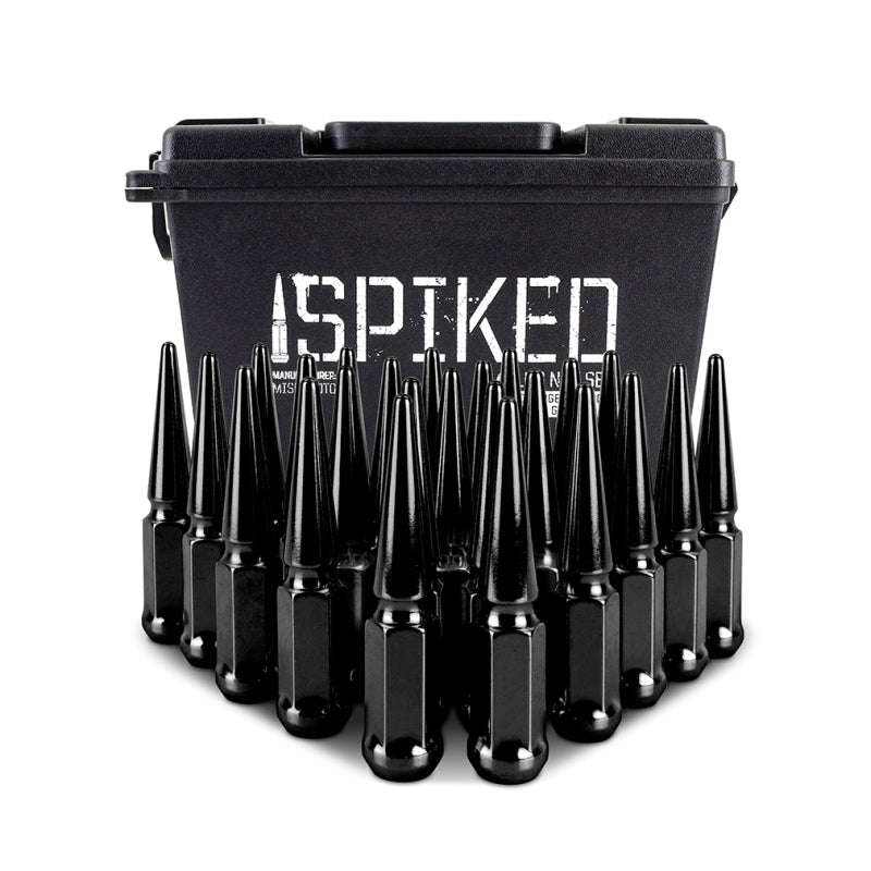 Mishimoto Mishimoto Steel Spiked Lug Nuts M14 x 1.5 24pc Set Black MMLG-SP1415-24BK MMLG-SP1415-24BK User 1