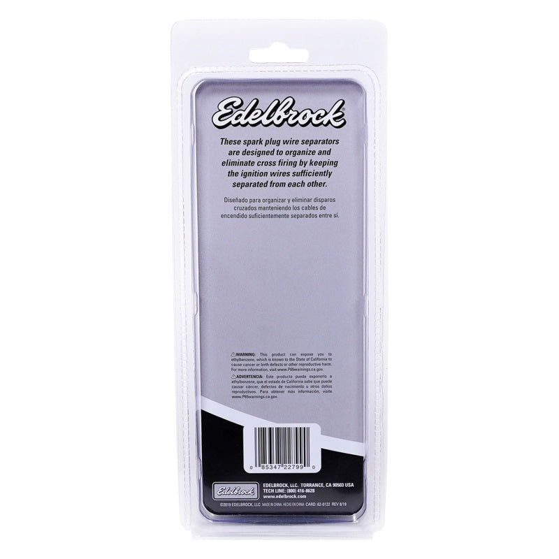 Edelbrock Spark Plug Wire Separators (SK005007) - Set of 6 22799 22799 Photo - Unmounted