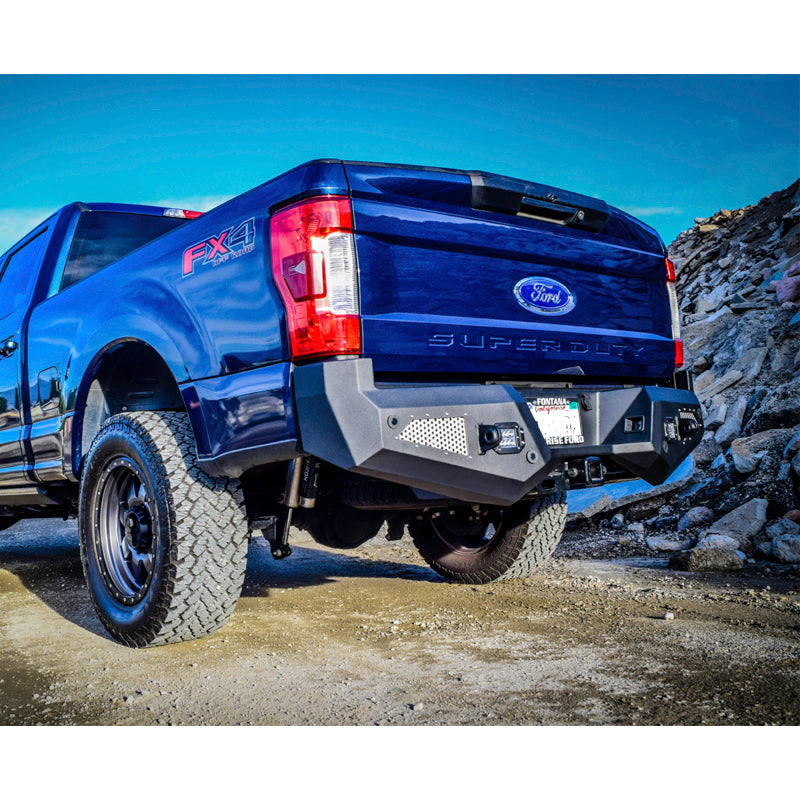 DV8 Offroad 2017+ Ford F-250/350/450 Rear Bumper RBFF2-02 RBFF2-02 Photo - Mounted