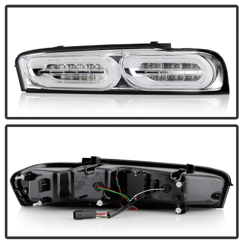 Spyder Chevy Camaro 16-18 (Do Not Fit Halogen Model) LED Tail Lights Chrome ALT-YD-CCAM16LED-SEQ-C 5087249 5087249 Photo - Unmounted