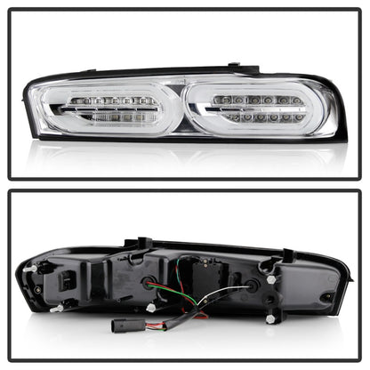 Spyder Chevy Camaro 16-18 (Do Not Fit Halogen Model) LED Tail Lights Chrome ALT-YD-CCAM16LED-SEQ-C 5087249 5087249 Photo - Unmounted