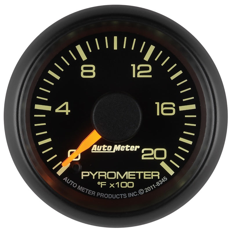 Autometer Gauge, Pyrometer (EGT), 2 1/16", 2000 Deg. F, Stepper Motor, GM Factor 8345 User 4