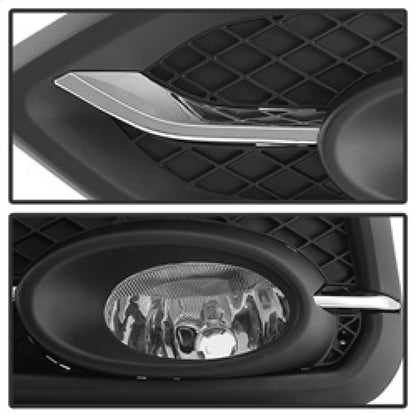 Spyder Honda Civic 2014-2015 2Dr/Coupe (EX Model Only)OEM Fog Light W/Switch- Clear FL-HC2014-2D-C 5080226 5080226 Photo - Unmounted